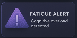 Fatigue Alerts Screenshot